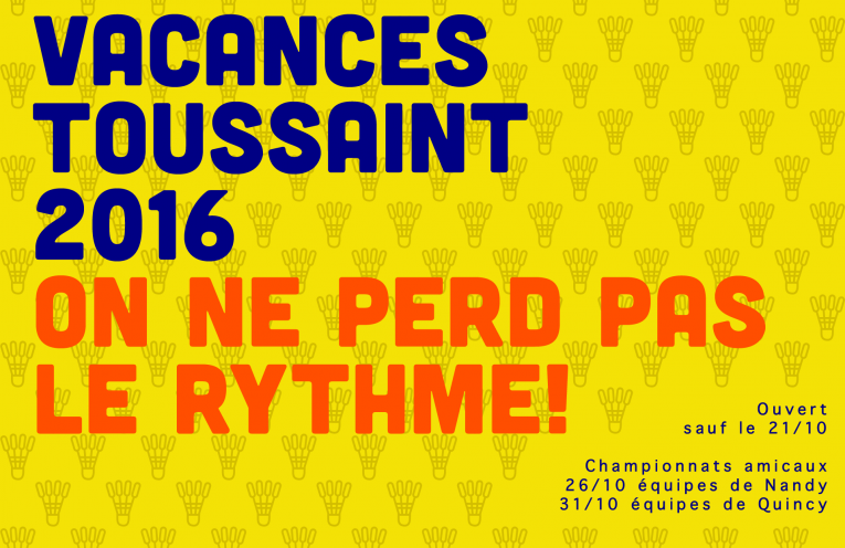 Vacances de toussaint